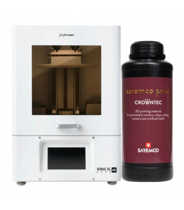 Pack impresión 3D - Impresora Phrozen 3D Sonic XL 2022 + Resina dental Crowntec